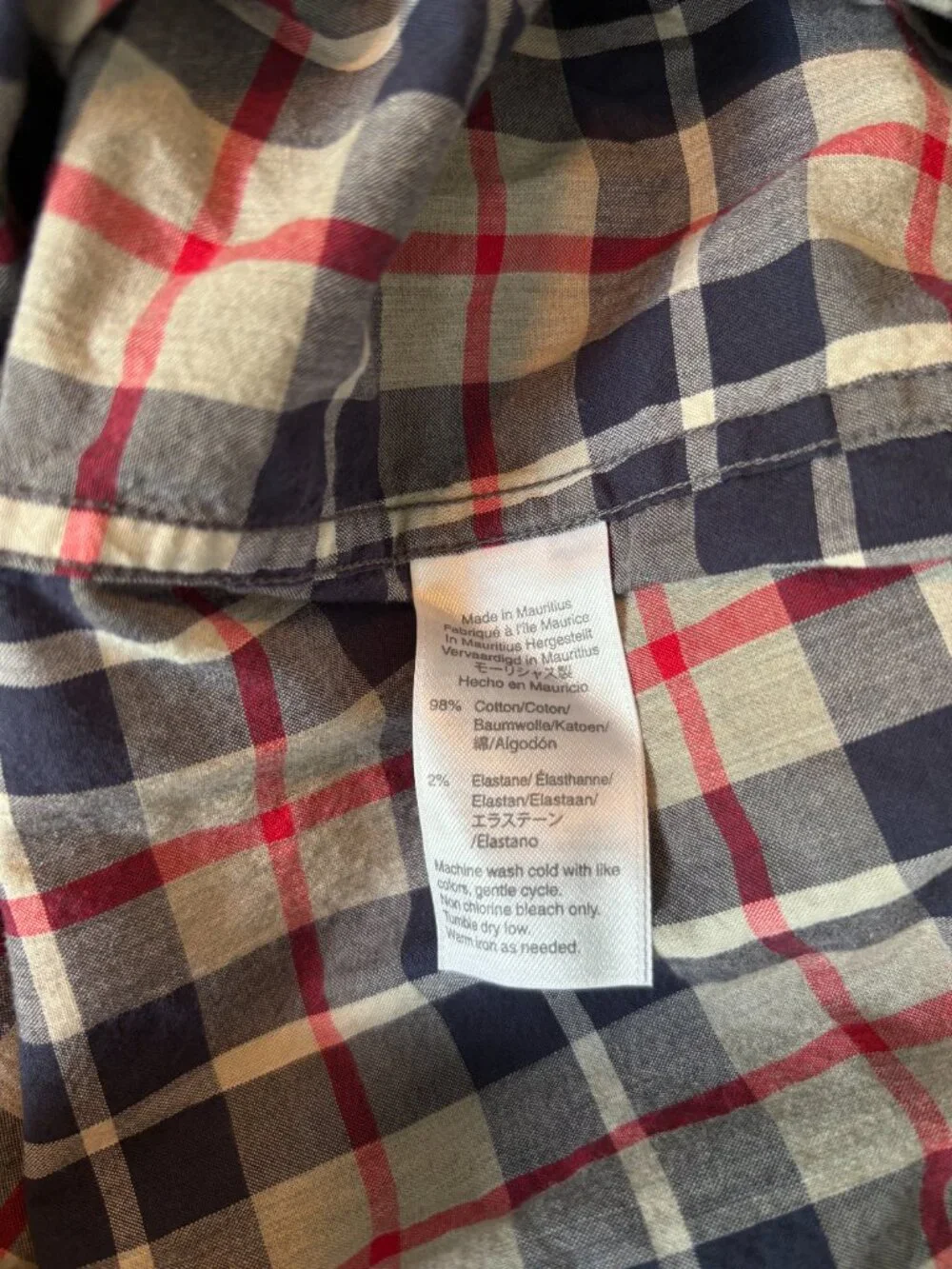 J Crew Mens Mercantile Flex Button Down Shirt Plaid - Medium Slim